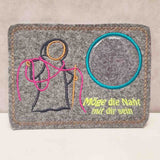 5x Stickdatei "Naht mit dir" ITH Schild, Mugrug, Solodatei