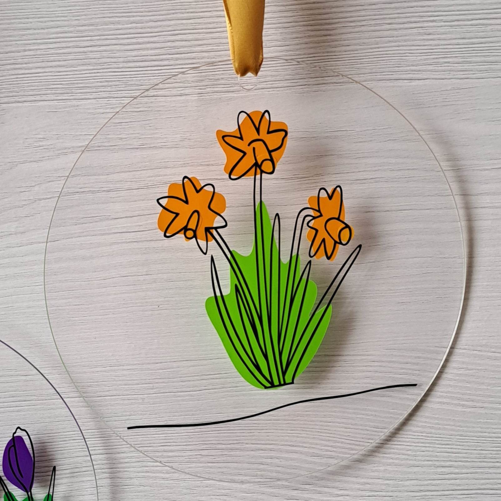 Plotterdatei Osterglocken / Narzissen - Frühblüher Kollektion - Sewando