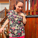 Schnittmuster Bluse PEONY - mit Knopfleiste im Rücken | Gr. 34-56 (PDF) - Sewando
