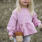 RUFFLE SWEATER LINA 80-164 - Sewando