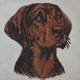 Stickdatei Applikation Bayrischer Gebirgsschweißhund "August"