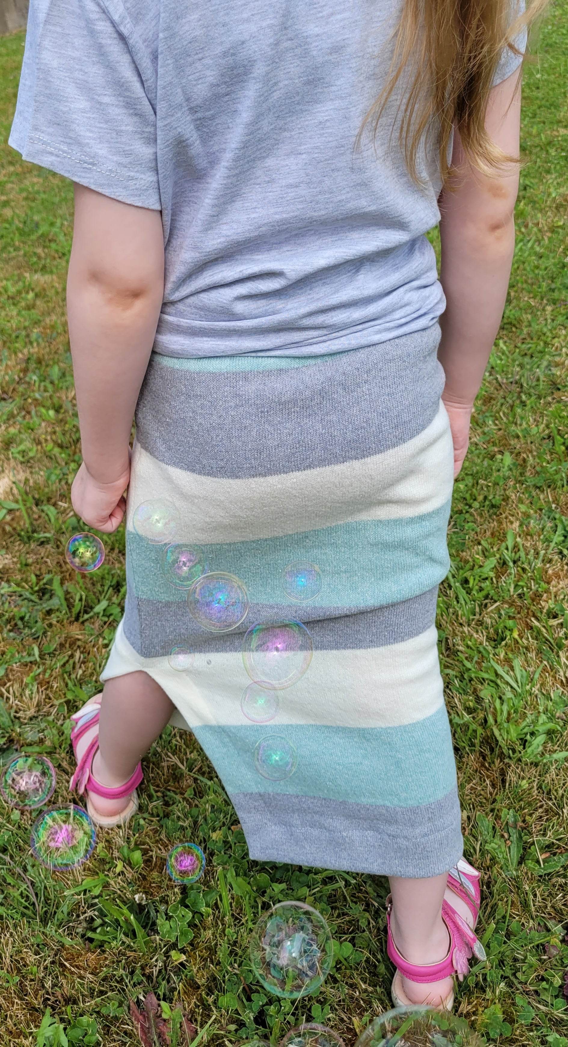 Schnittmuster *Little Knit Skirt* #Rock #Strickrock Gr. 104-176 - Sewando