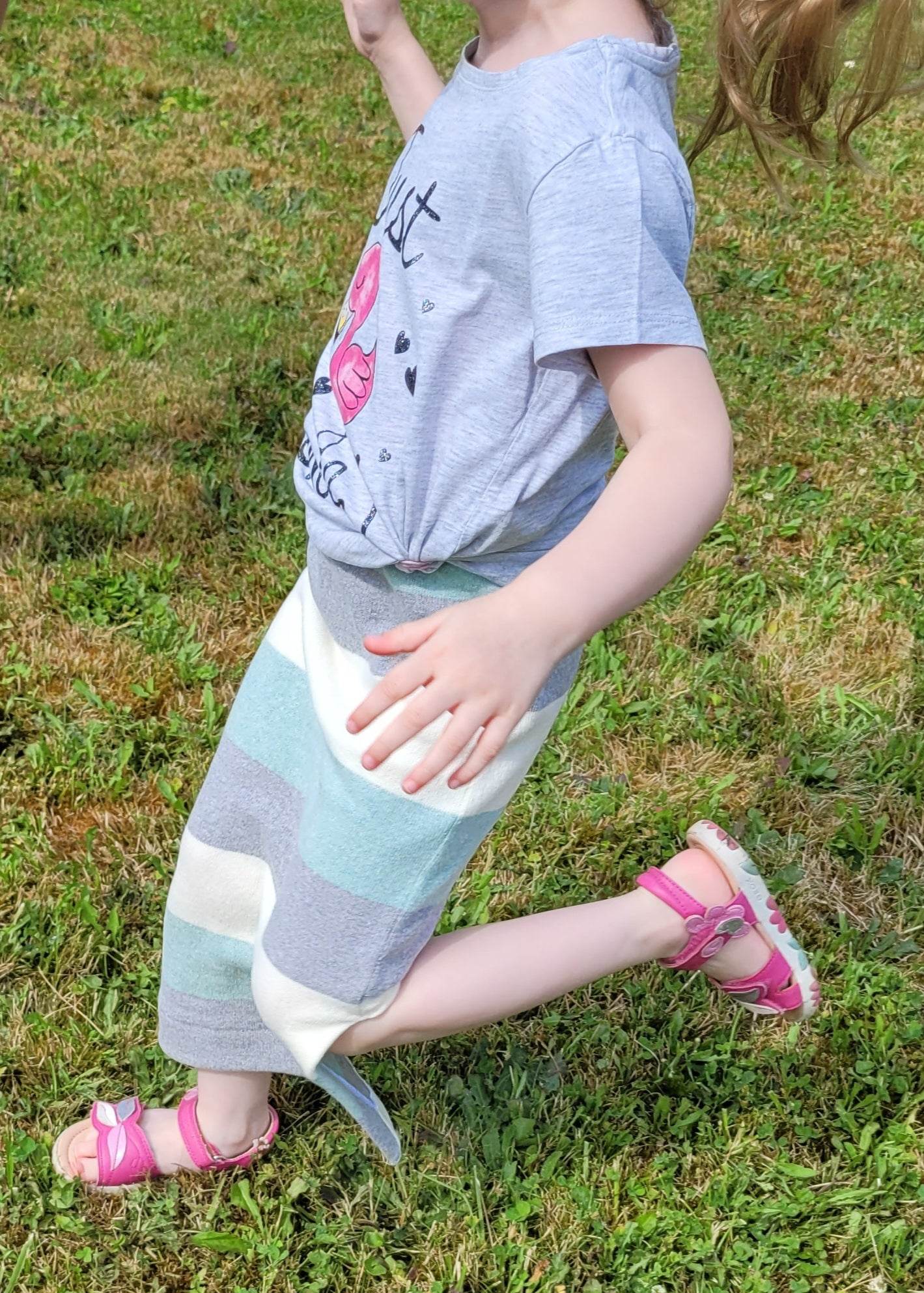 Schnittmuster *Little Knit Skirt* #Rock #Strickrock Gr. 104-176 - Sewando
