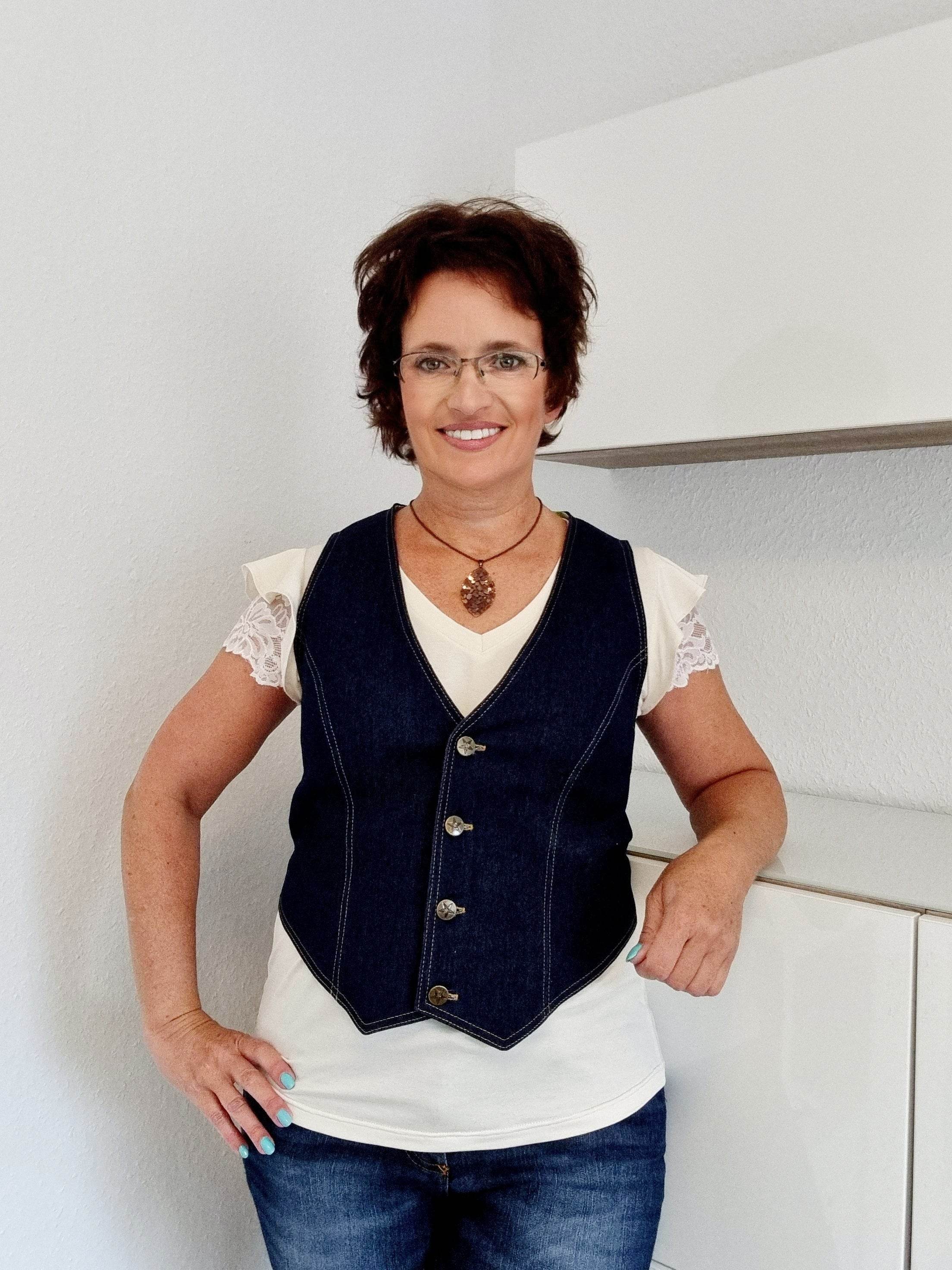 MØN.weste | Damen | 32-52 | Schnitt : - Sewando