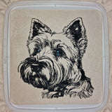 Stickdatei Cairn Terrier "Cully" - realistisch - FÜR HELLE STOFFE