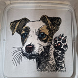 Stickdatei Applikation Jack Russel "Stella" - realistisch - FÜR HELLE & DUNKLE STOFFE