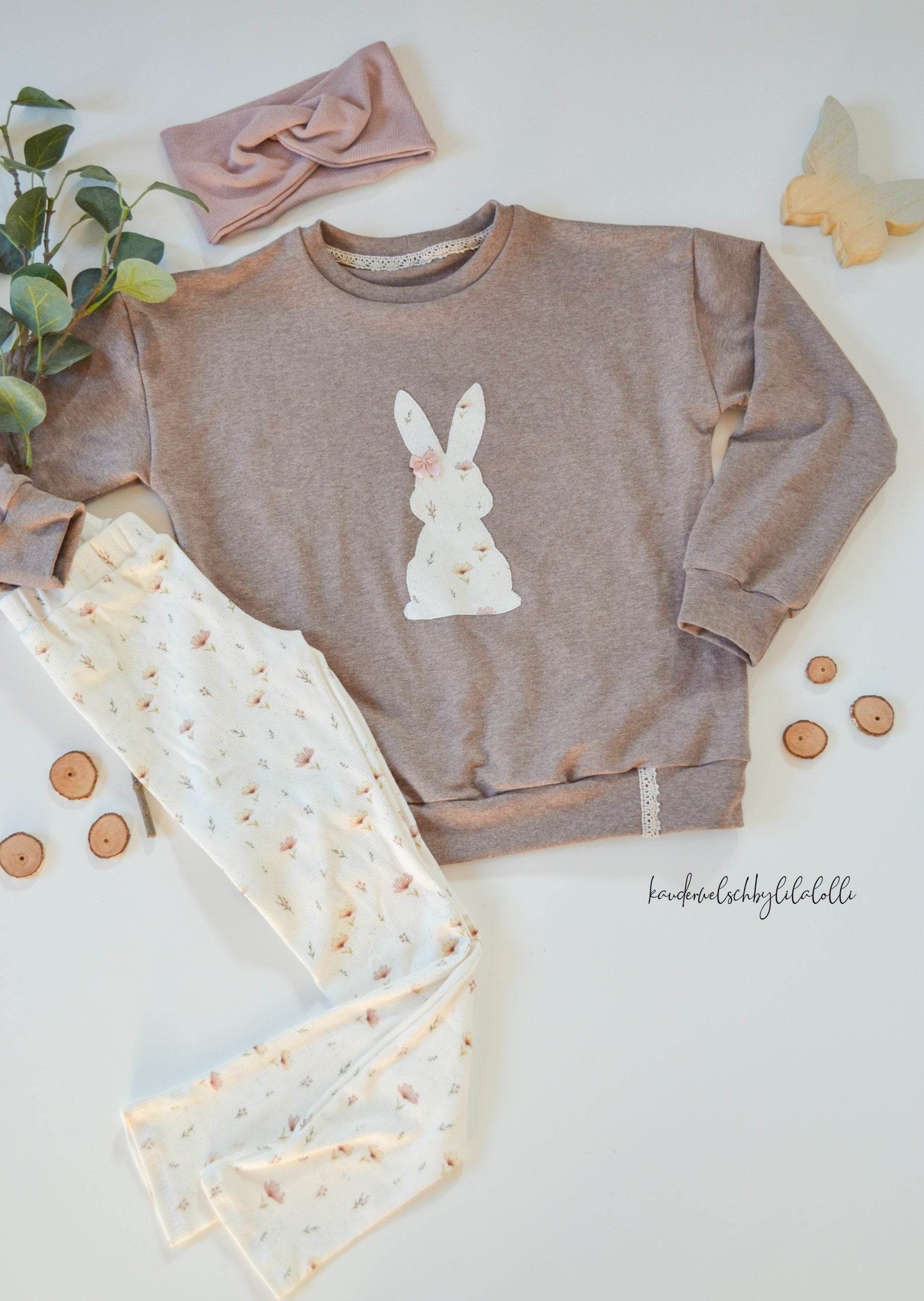 Hasen Applikation - Ostern DIY Appli Vorlage - Sewando