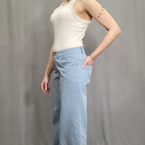 Damen Jeans Schnittmuster als PDF  – Zeitlose Jeanshose mit geradem Bein  A4 & A0, Schnittmuster mit Ebenen und Beamerdateien