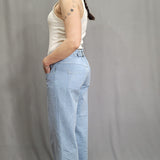 Damen Jeans Schnittmuster als PDF  – Zeitlose Jeanshose mit geradem Bein  A4 & A0, Schnittmuster mit Ebenen und Beamerdateien