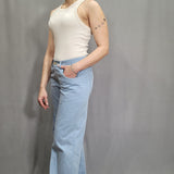 Damen Jeans Schnittmuster als PDF  – Zeitlose Jeanshose mit geradem Bein  A4 & A0, Schnittmuster mit Ebenen und Beamerdateien