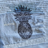 Stickdatei Ananas "Anatrocken" für Cannelloni-Technik im Polygon-Stil  7Größen (10x10 - 21x40) inkl. Anleitung