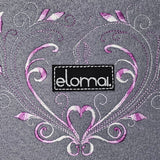 Stickdatei Swirl Heart 2 Varianten, 2 Größen (10x10. 13x18) Redwork Schnörkel Herz