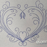 Stickdatei Swirl Heart 2 Varianten, 2 Größen (10x10. 13x18) Redwork Schnörkel Herz