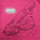 Doodle-Stickdatei Skateboard Sketch - in 4 Größen 10x10-20x20