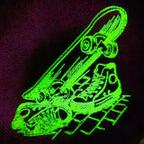 Doodle-Stickdatei Skateboard Sketch - in 4 Größen 10x10-20x20