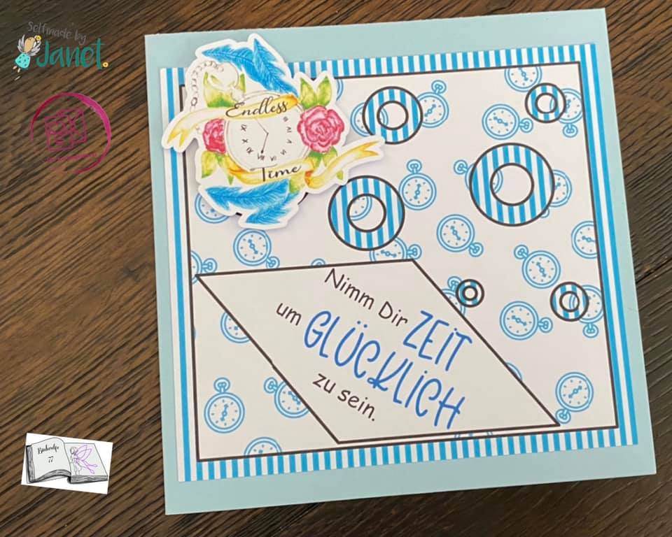 Digiset Blumen Taschenuhr Plotten, Sublimation, Drucken - Sewando