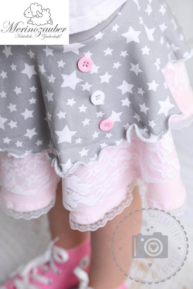 (Hosen)Rock Räuberprinzessin Gr.50-158 Schnittmuster [ DIN A4 & A0 PASSFORMSYSTEM (27,5cm bis 87,5cm BU) - Sewando