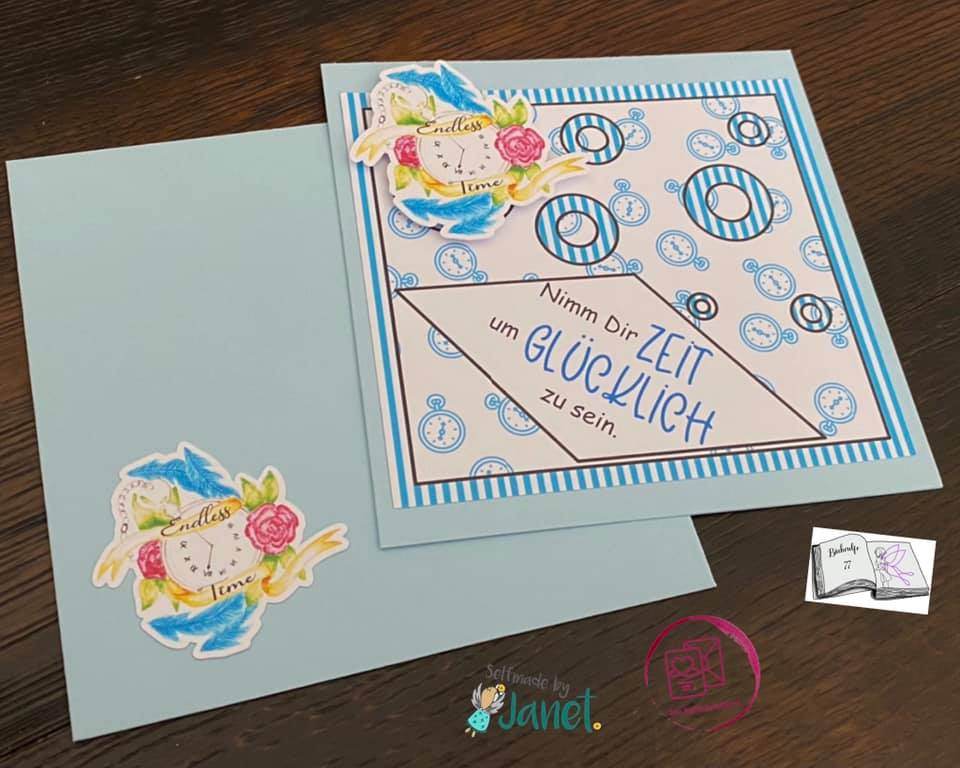 Digiset Blumen Taschenuhr Plotten, Sublimation, Drucken - Sewando