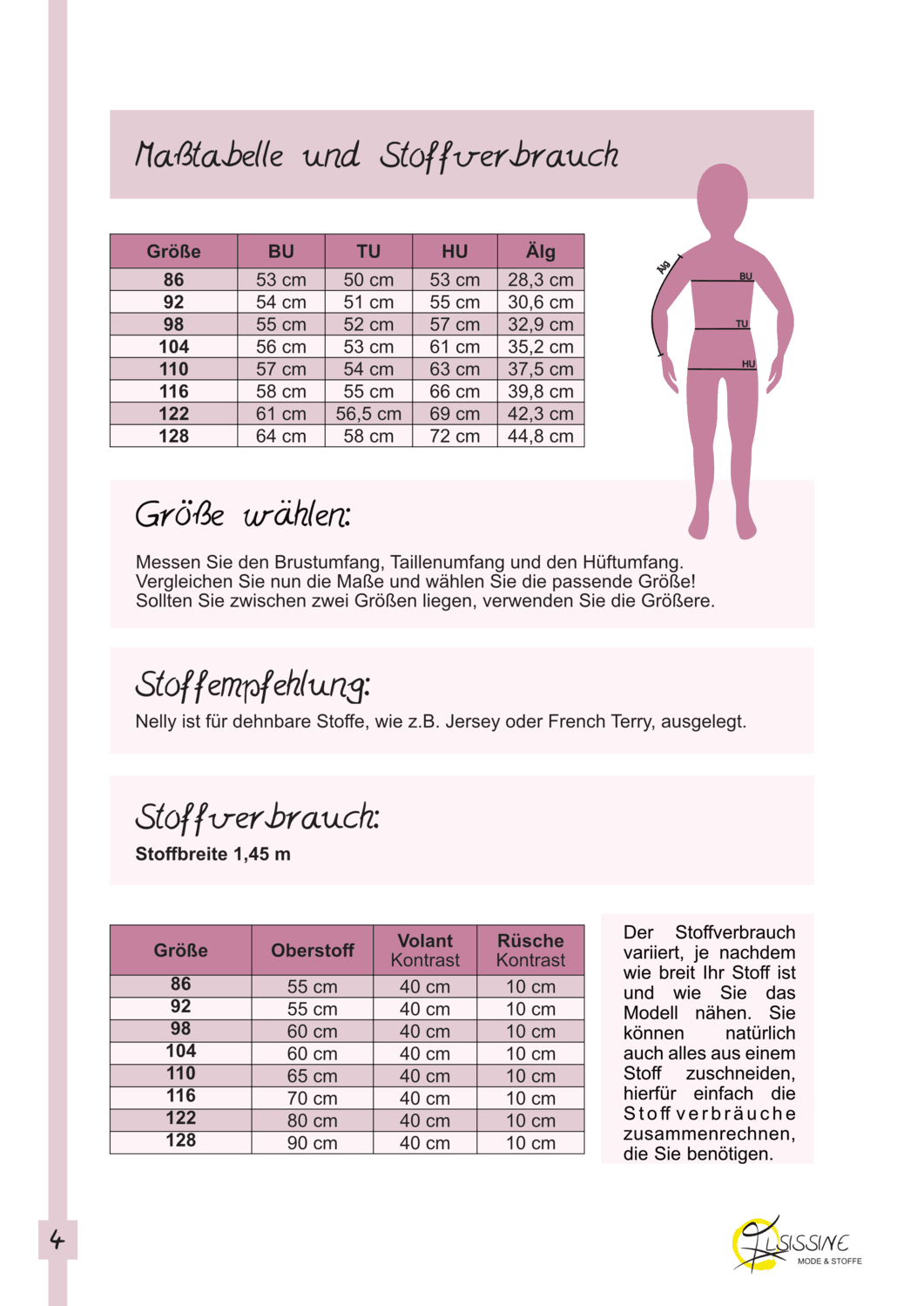 Schnittmuster Ebook Nachthemd Nelly Gr. 86-128 : - Sewando