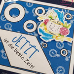Digiset Blumen Taschenuhr Plotten, Sublimation, Drucken - Sewando