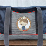 Schnittmuster Baditasche (32x35x15cm)