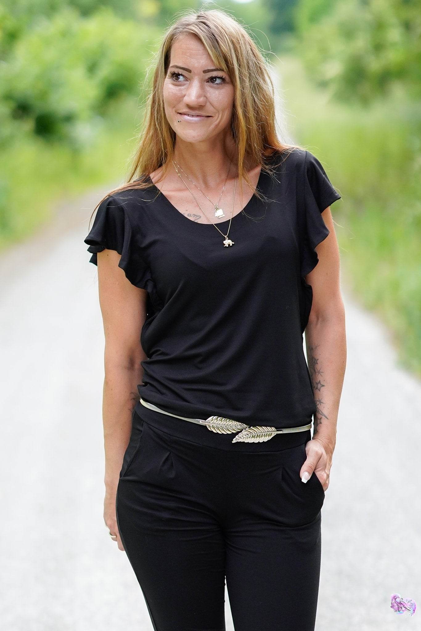 Schnittmuster Volant - Shirt LATISANA Gr. 34-54 : - Sewando