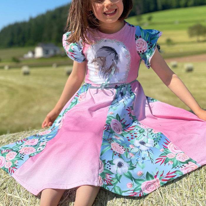 Drehkleid HuulaWoop Größe 74-164 - Sewando