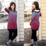 Schnittmuster Pullover/ Kleid Auria Gr. 32 bis 54 - Sewando