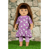 Sommerliche Puppenkleidung nähen – für 43 cm Babypuppen - Sewando
