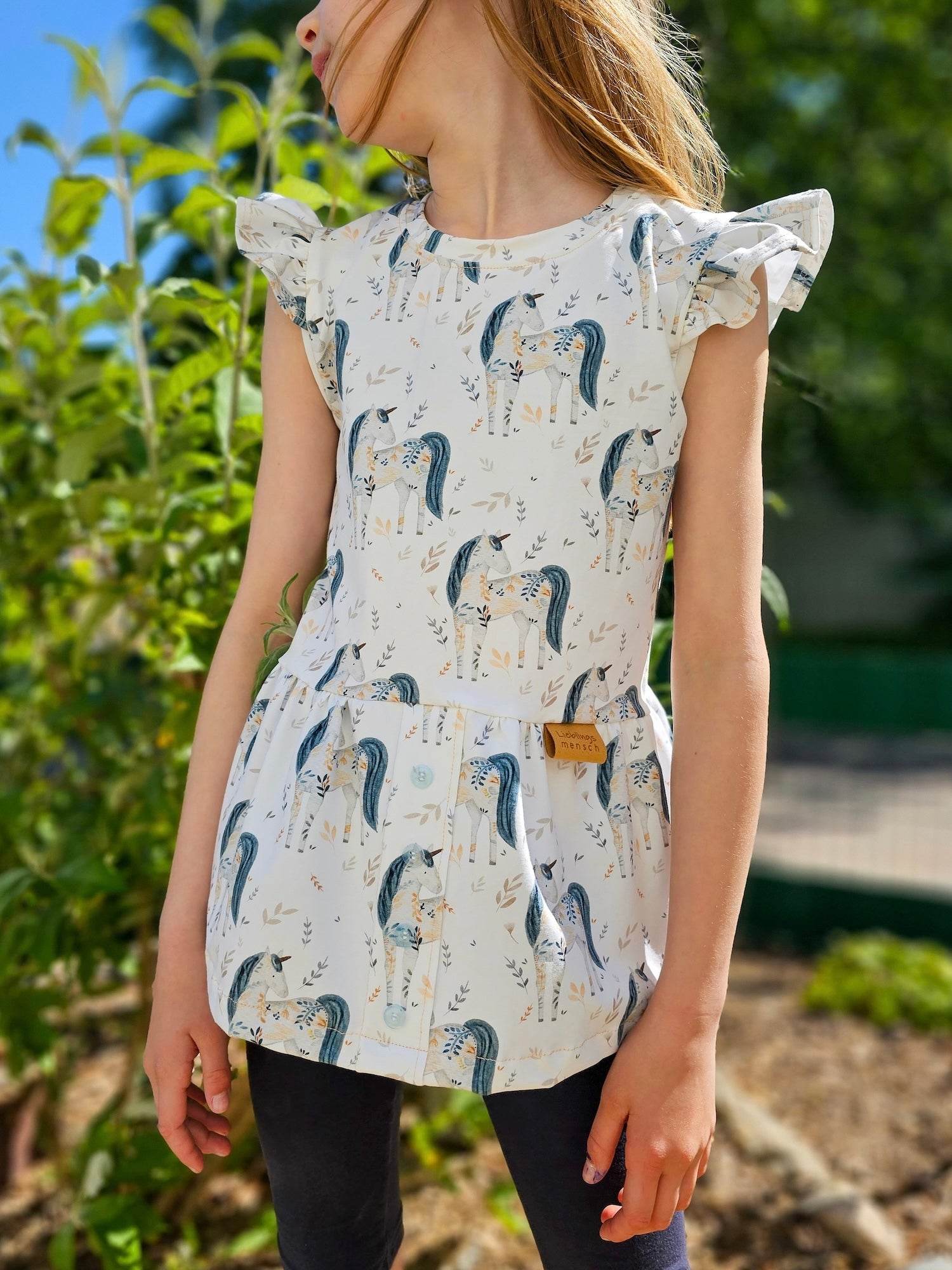 Schnittmuster Kleid / Tunika Raffsucht Gr. 80-140 - Sewando