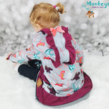 Schnittmuster Aya Pullover Kleid Gr. 80 bis 152 - Sewando