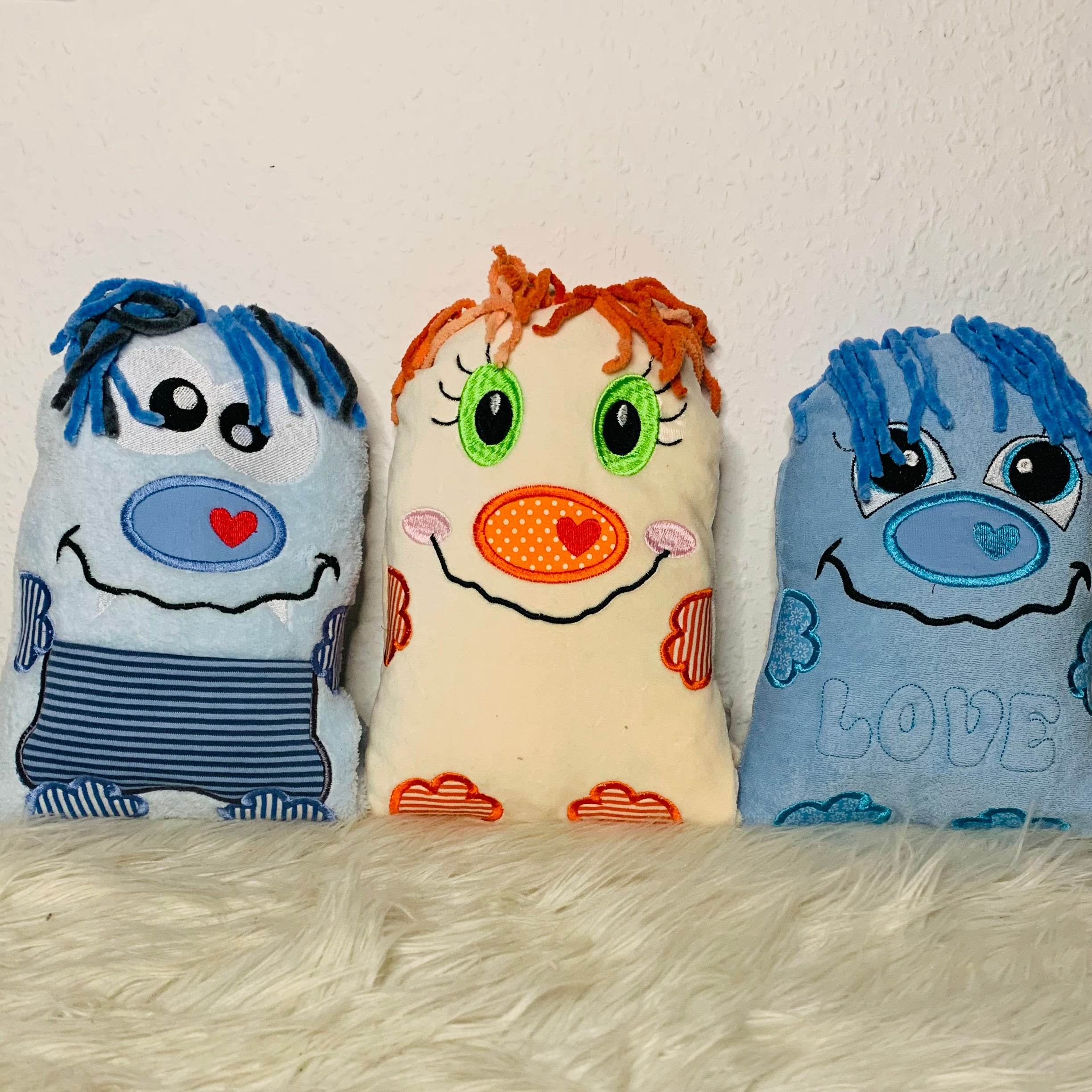 Stickdatei Schnobbel Monster 13x18 Set 2500 - Sewando