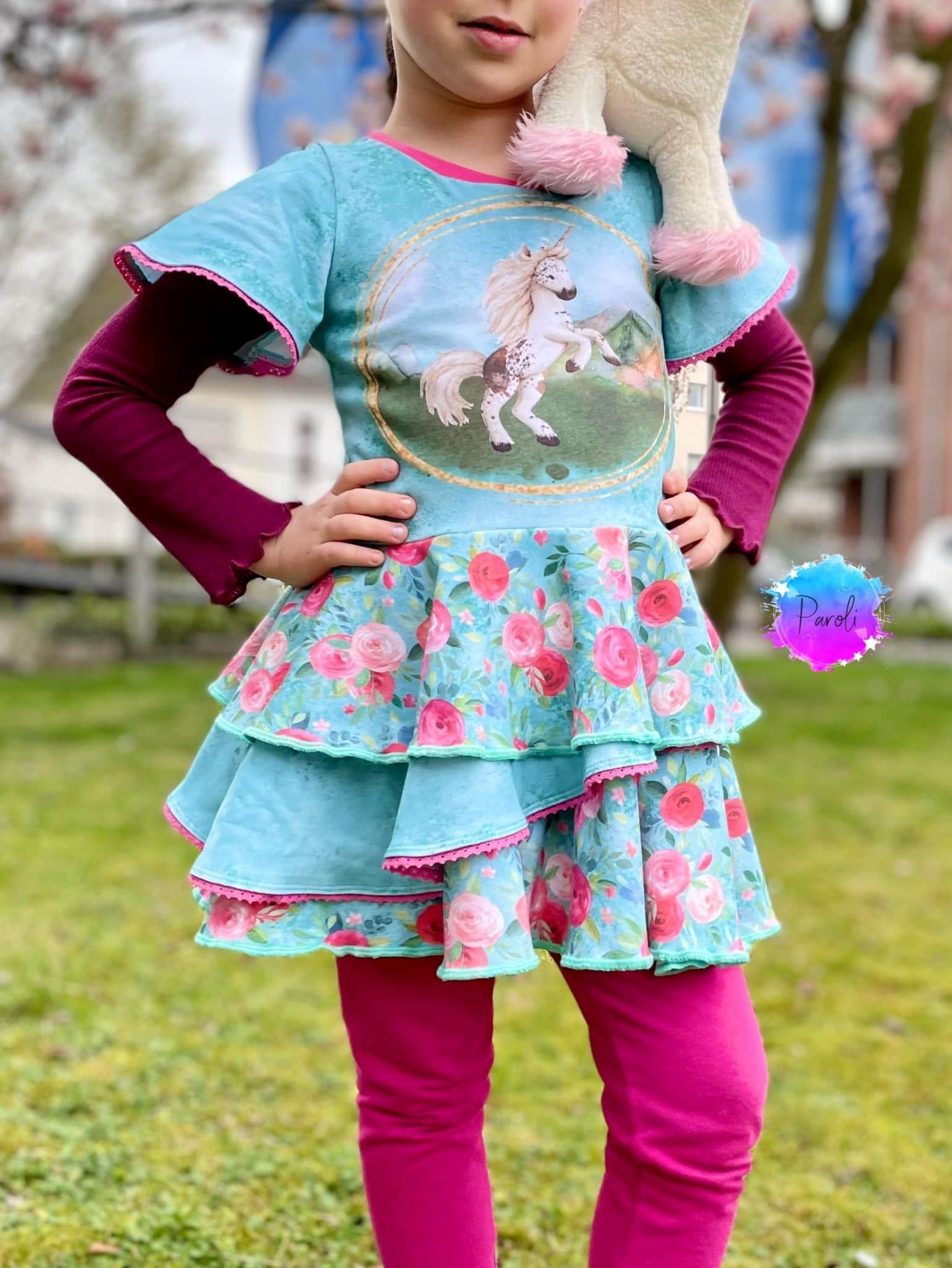 Schnittmuster Kleid AppleJuicy Gr. 80 bis 152 - Sewando