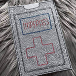 Stickdatei - SCRIBBLE Impfpass - Hüllen (6 Motive) - Sewando