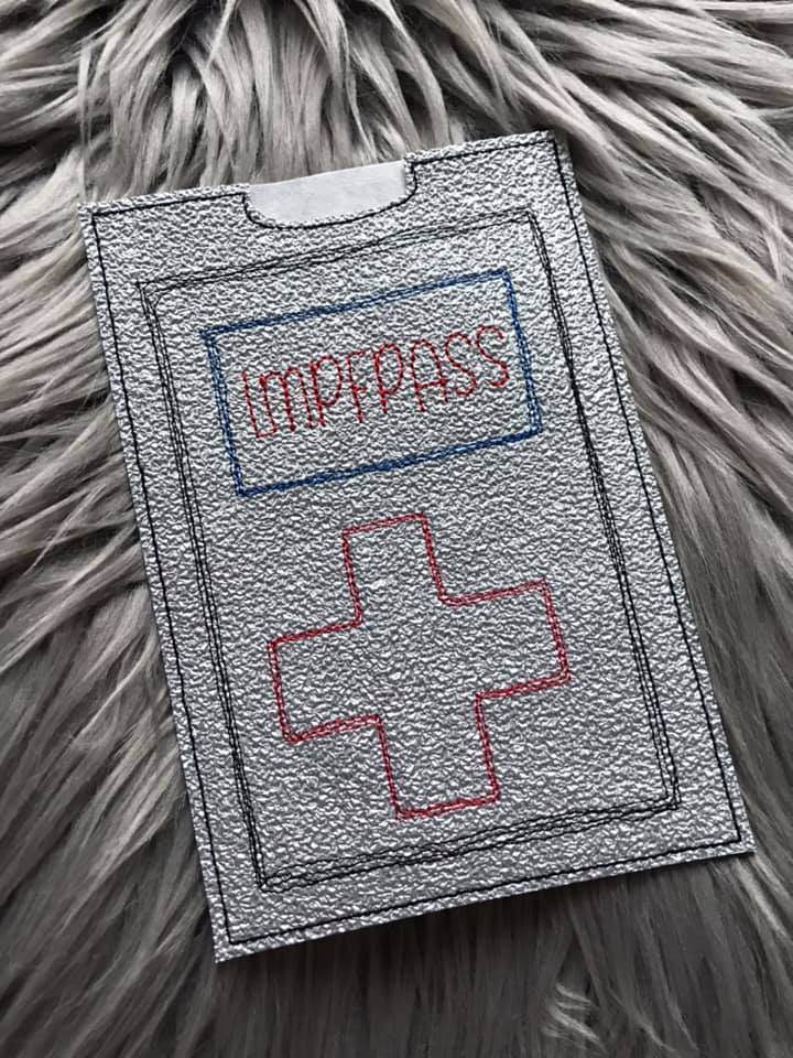 Stickdatei - SCRIBBLE Impfpass - Hüllen (6 Motive) - Sewando