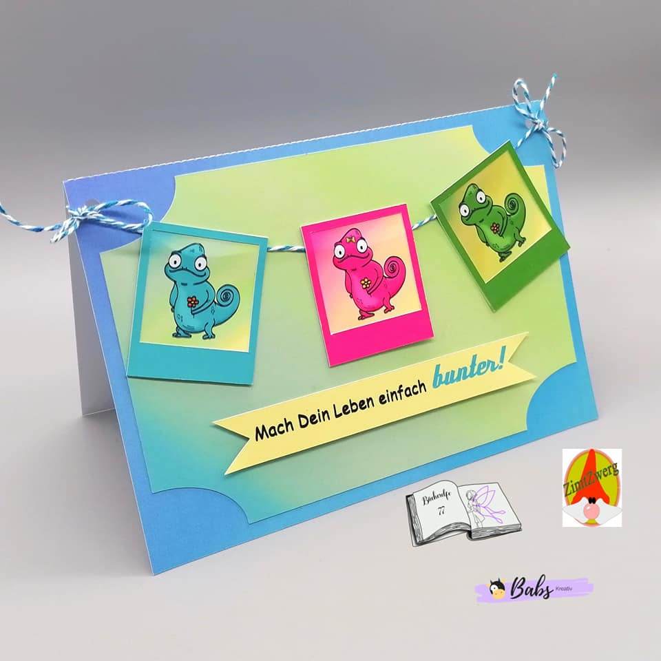 Digiset Chamäleon Plotten, Sublimation, Drucken - Sewando