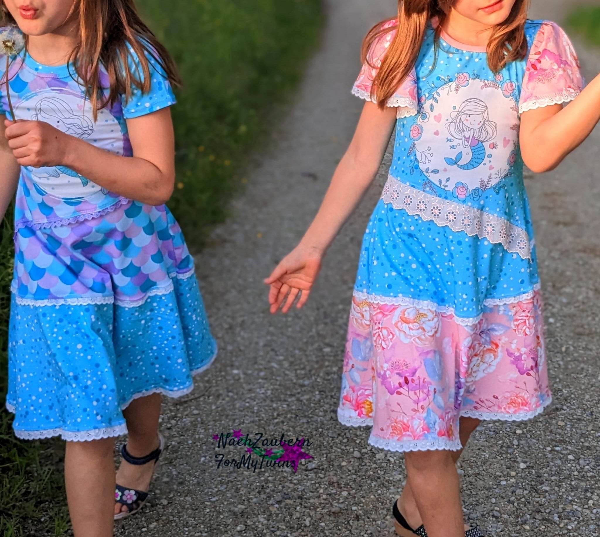 Schnittmuster Kleid Angel Gr. 80 bis 152 - Sewando