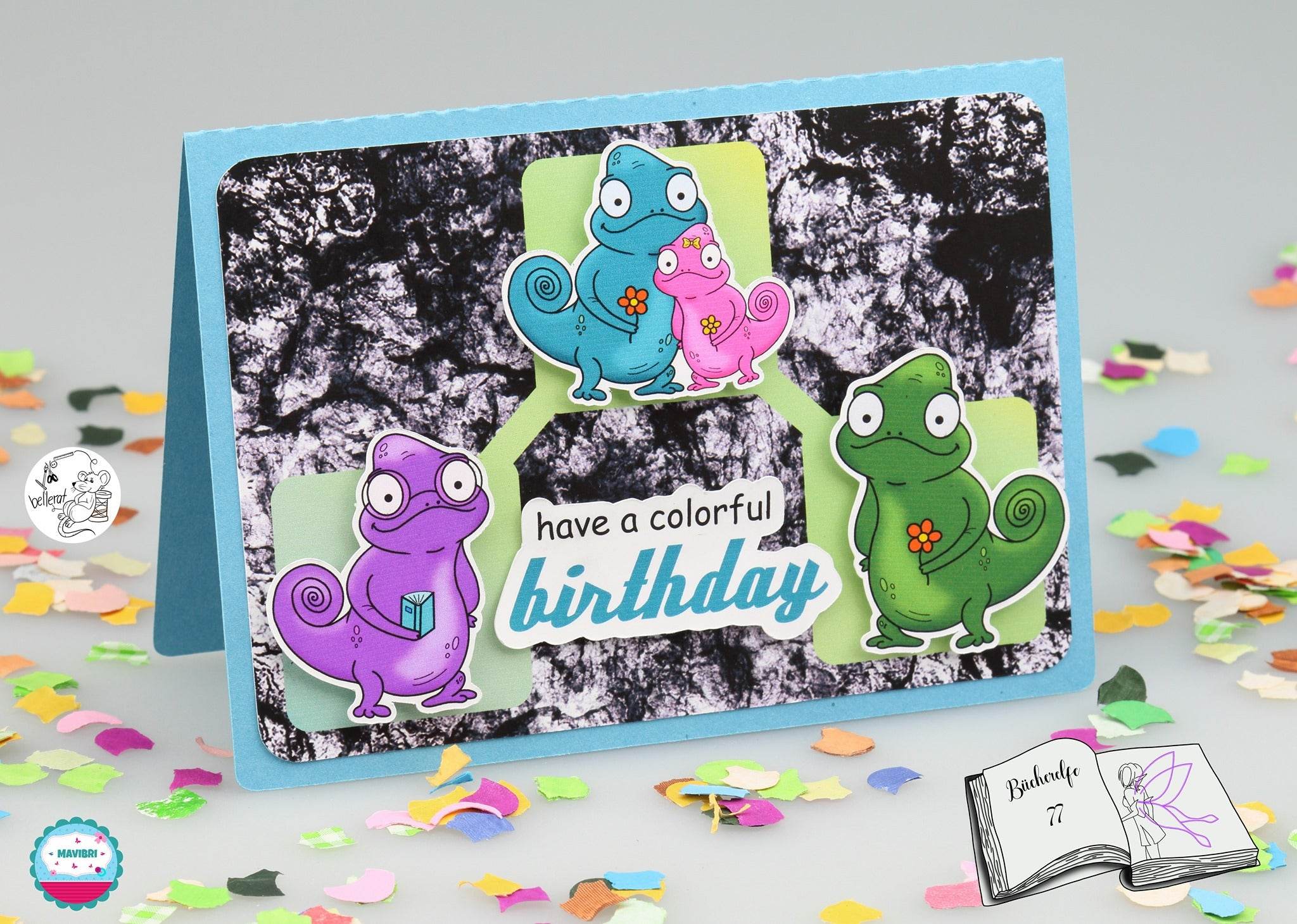Digiset Chamäleon Plotten, Sublimation, Drucken - Sewando