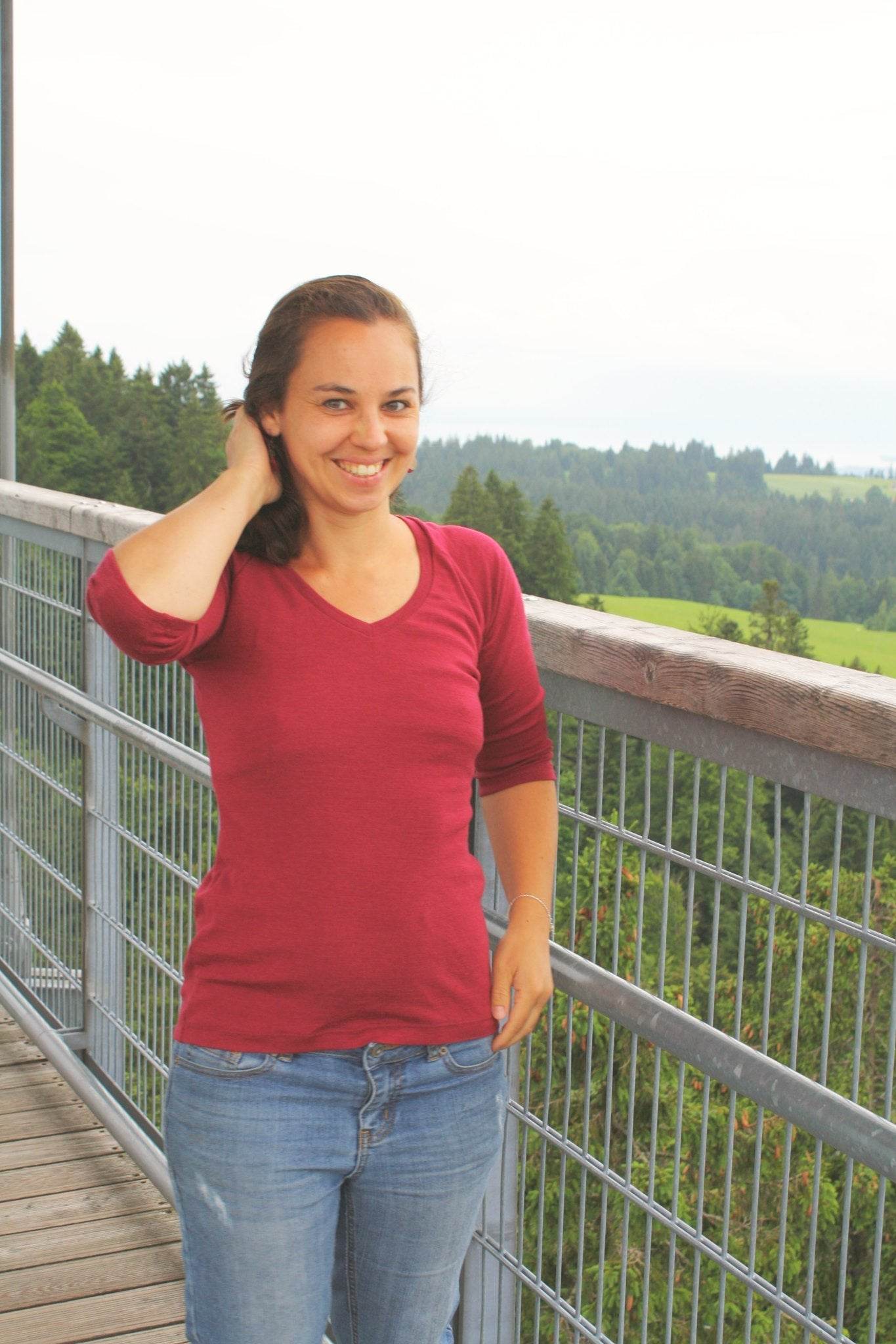 E-Book Raglanshirt MissRaglana Wolleseide 32-52 Schnittmuster - Sewando