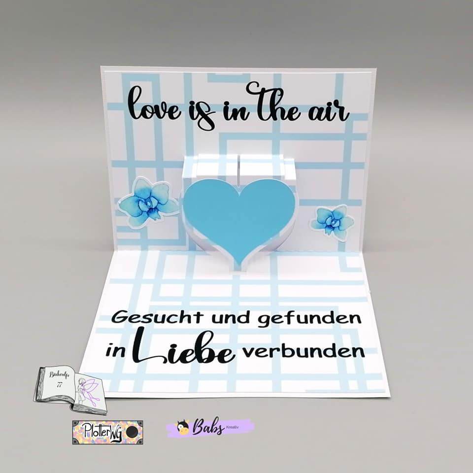 Digiset Herzen mit Blumen Plotten, Sublimation, Drucken - Sewando