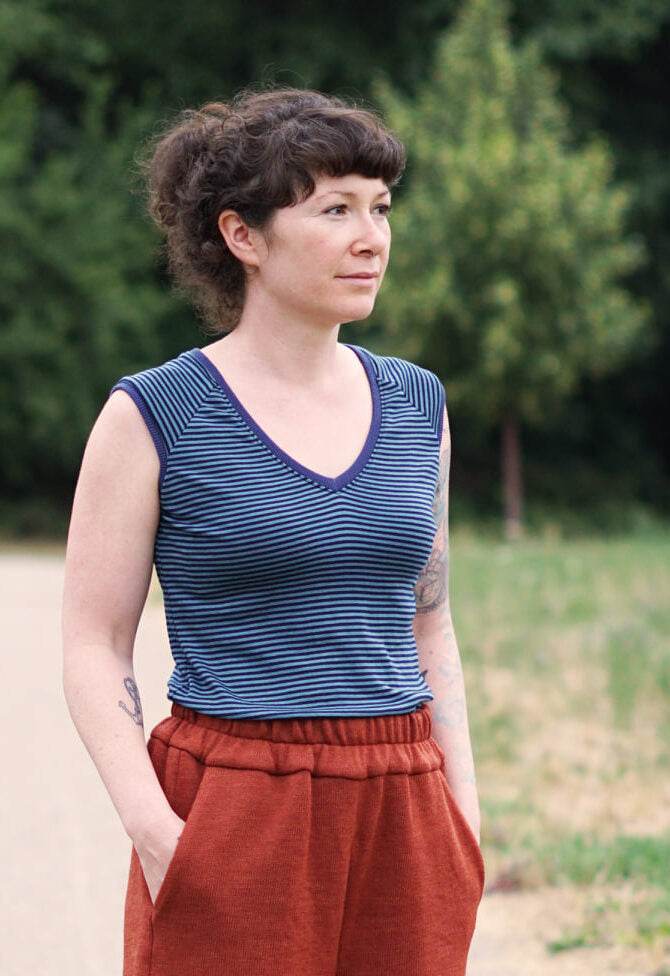 E-Book Raglanshirt MissRaglana Wolleseide 32-52 Schnittmuster - Sewando