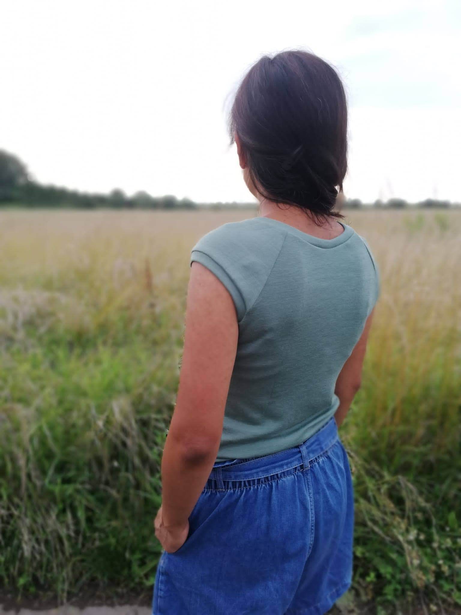 E-Book Raglanshirt MissRaglana Wolleseide 32-52 Schnittmuster - Sewando