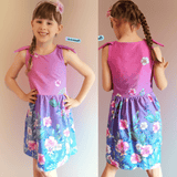Schnittmuster Kleid Alilly Gr. 80 bis 152 - Sewando