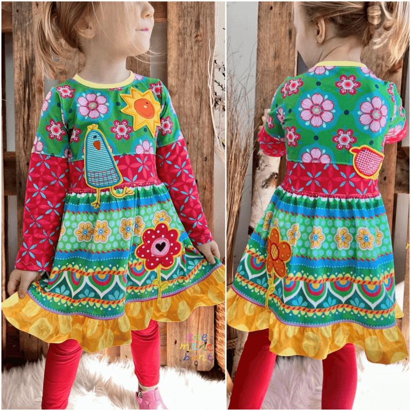 Schnittmuster Annie Tunika/Kurzkleid Gr. 80 bis 152 - Sewando