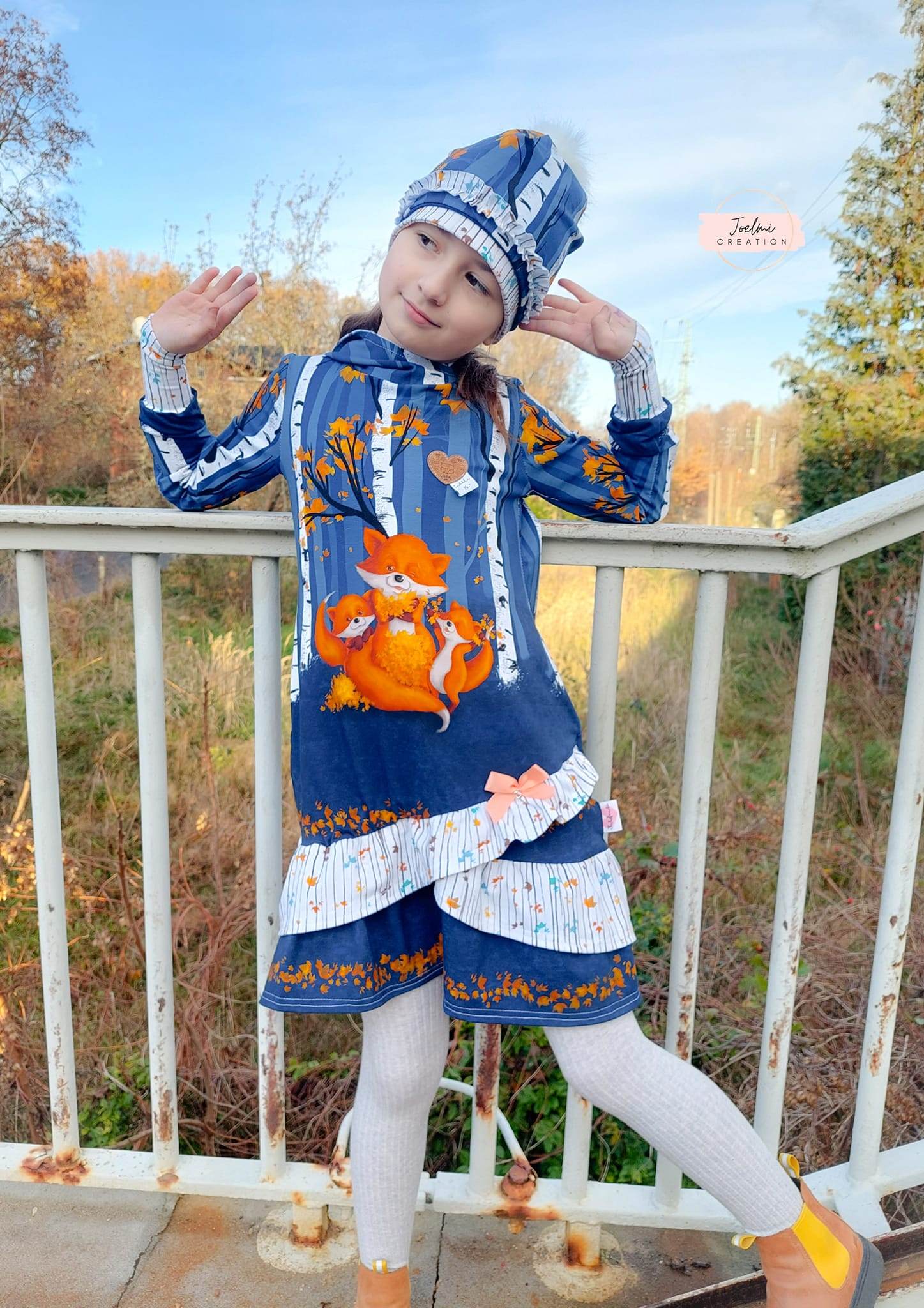 Schnittmuster Aya Pullover Kleid Gr. 80 bis 152 - Sewando