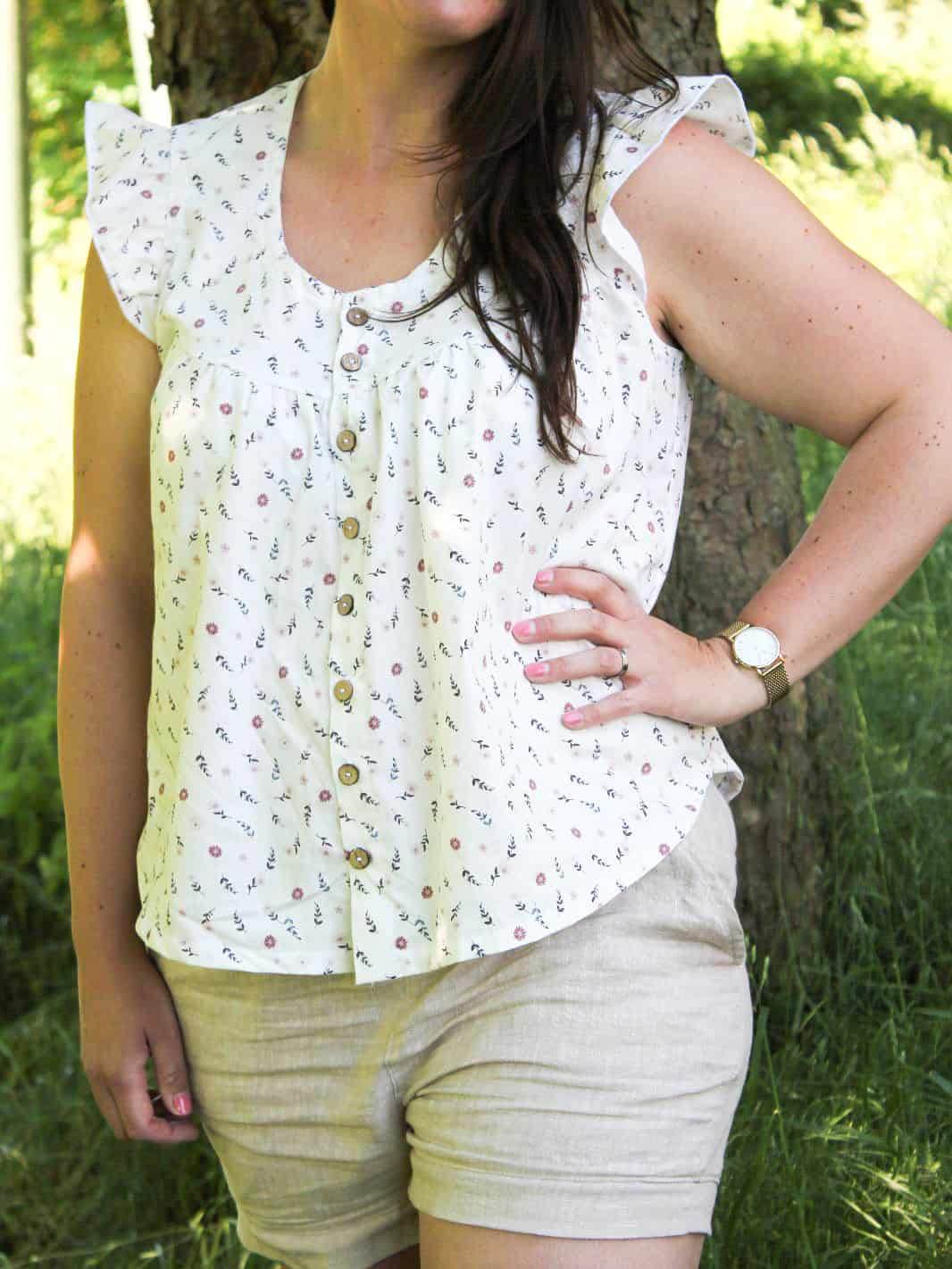 Schnittmuster Breezy Blouse 32-48 [Digital] - Sewando