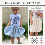 Schnittmuster Rock Benelisa aus Webware für Mädchen Gr. 74-164 - Sewando