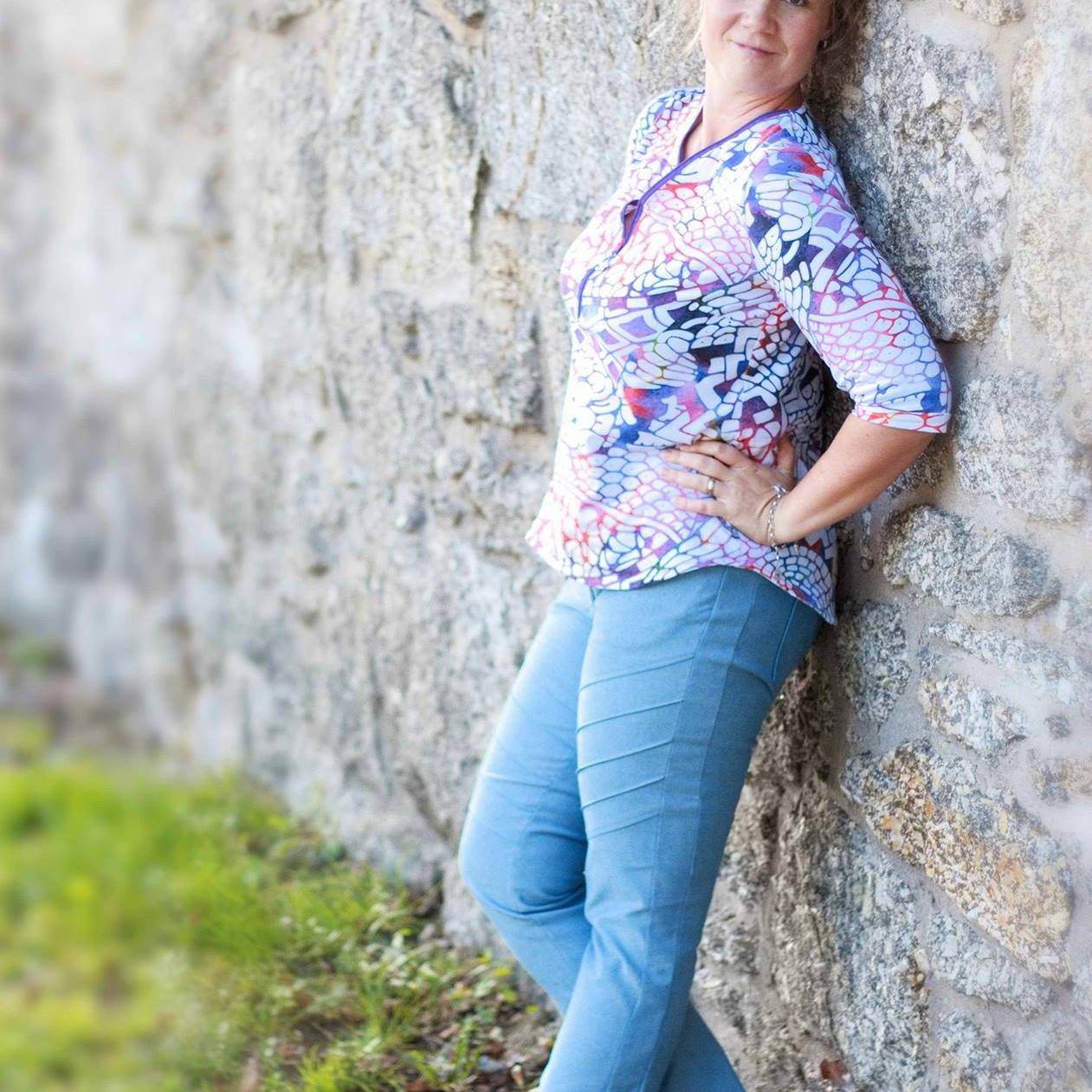 E-Book Bootcut Jeanshose Merle Gr. 30-48 - Sewando