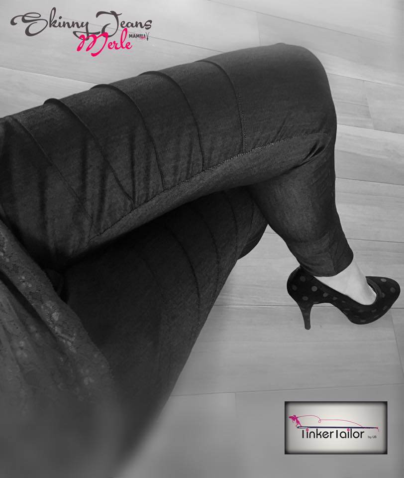 E-Book Skinny Jeanshose Merle Gr. 30-48 - Sewando
