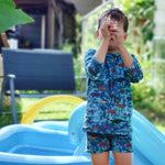 Schnittmuster Badeknirps unisex Variante Beamerversion Gr. 62 bis 170 - Sewando